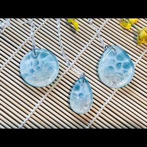 Resin Ocean Scene Pendant